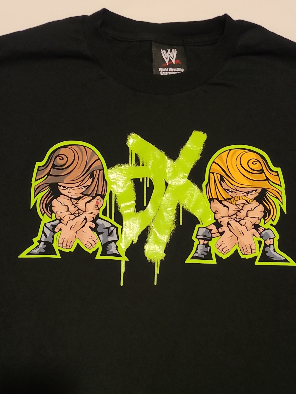 WWE Shawn Michaels Triple H Shirt Black Vintage 2002 D Generation Wrestling XL